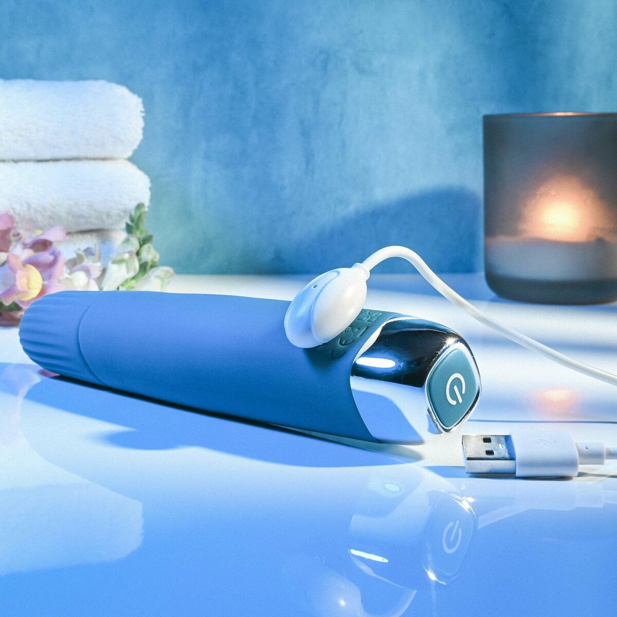 Kugelvibrator Evolved Blau